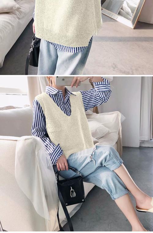 毛背心毛衣怎么搭配