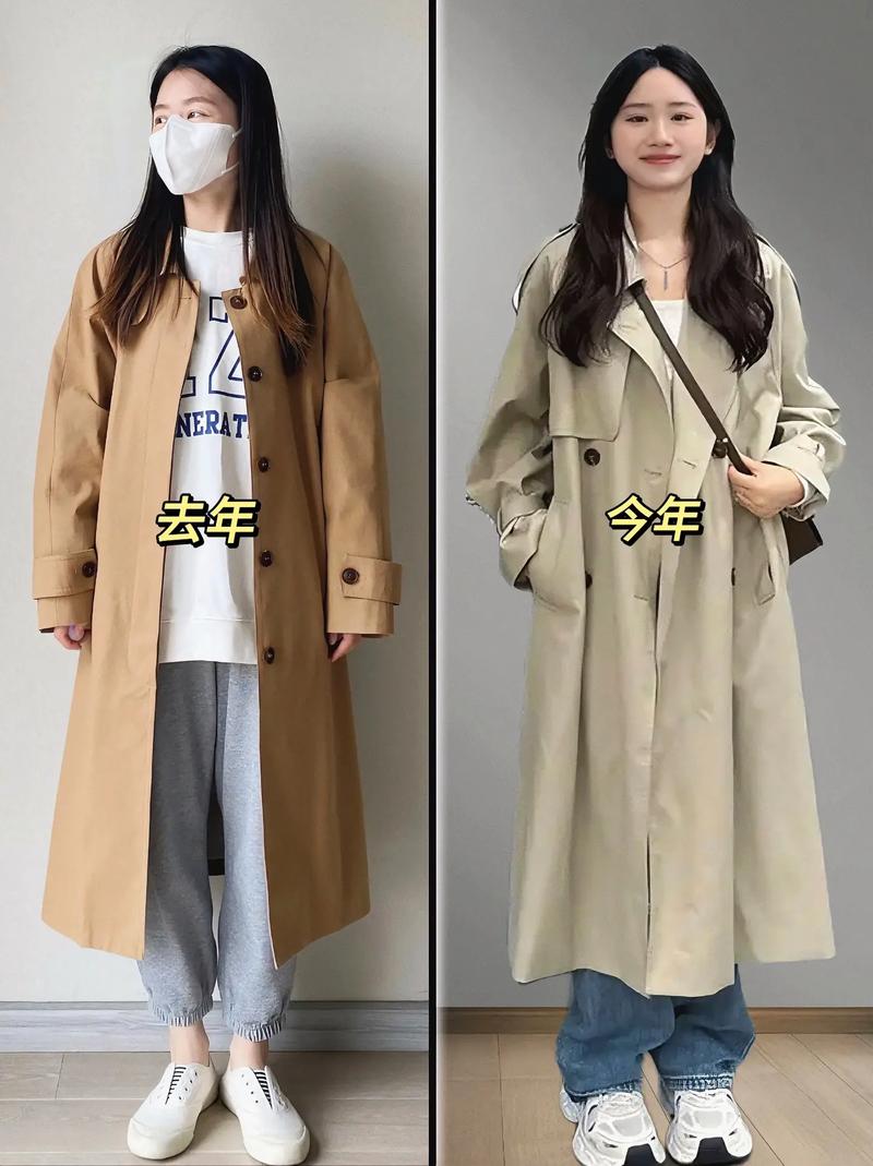 卡其色双面呢大衣怎么搭配