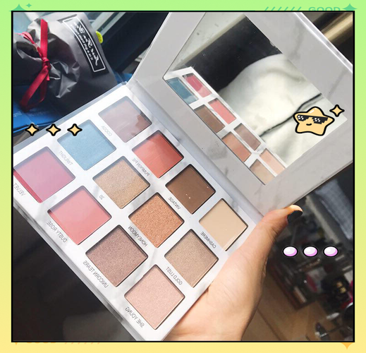 大理石眼影盘怎么搭配色系