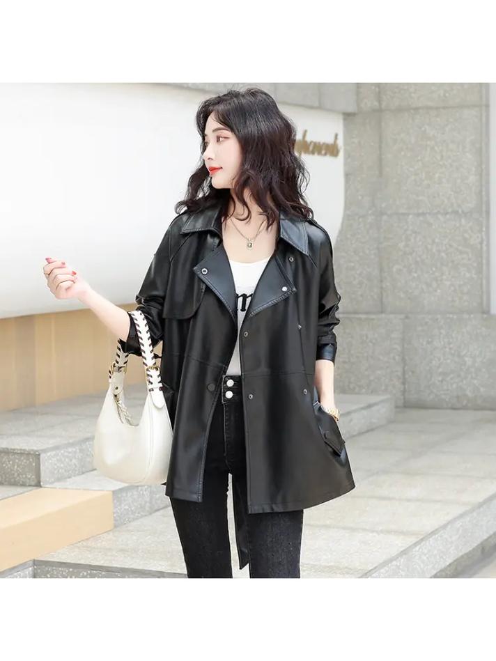 长皮大衣怎么搭配鞋子