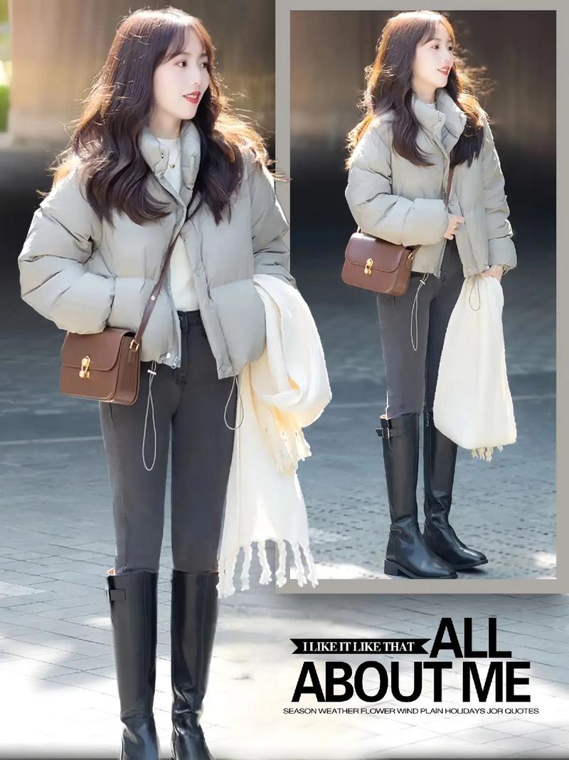 超短棉袄怎么搭配衣服