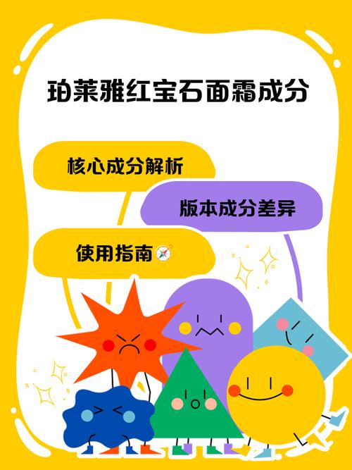 珀莱雅护肤品主要成分