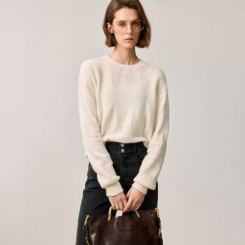 短款兔毛毛衣怎么搭配