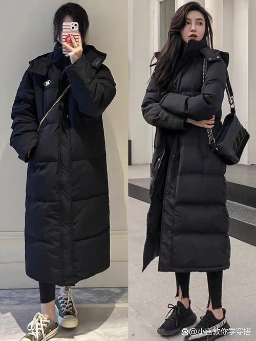 长款宽松羽绒服怎么搭配图片