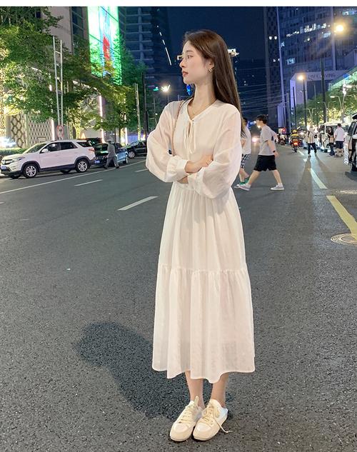 长袖裙怎么搭配好看吗