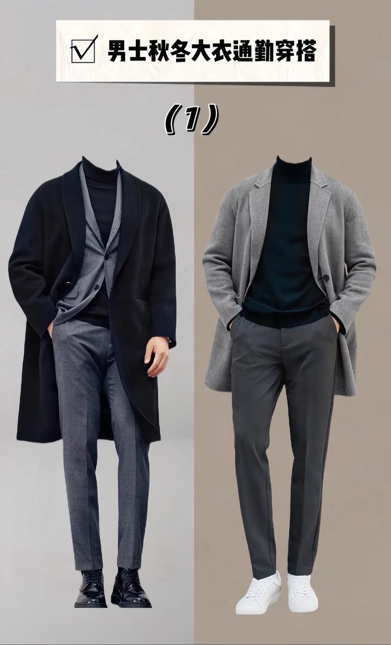 女生穿男士风衣怎么搭配什么裤子图片