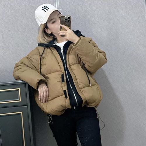 拼接面包服怎么搭配图片