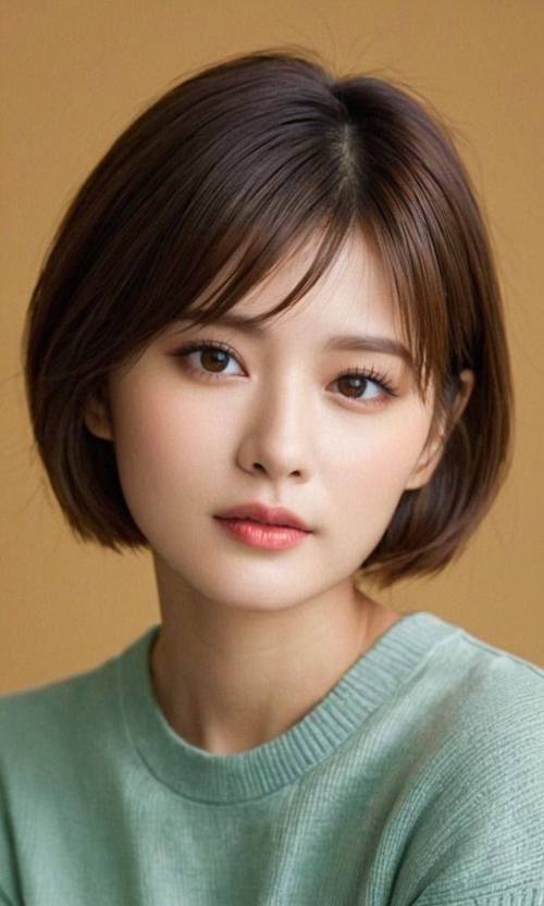 脸大适合什么发型短发