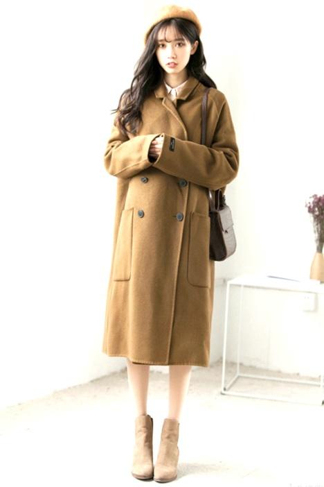 套头大衣怎么搭配