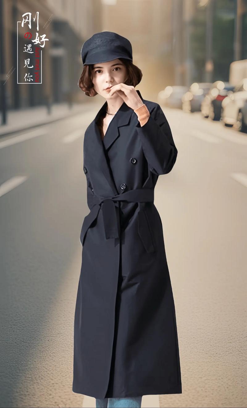 修身长款风衣外套怎么搭配