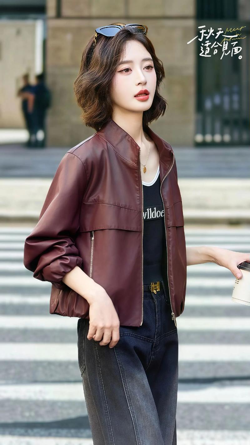 中皮衣怎么搭配好看吗