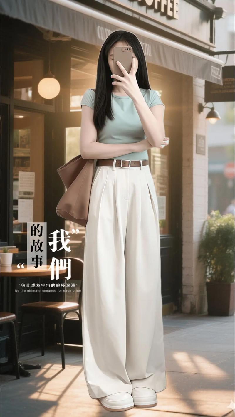 青绿色上衣怎么搭配