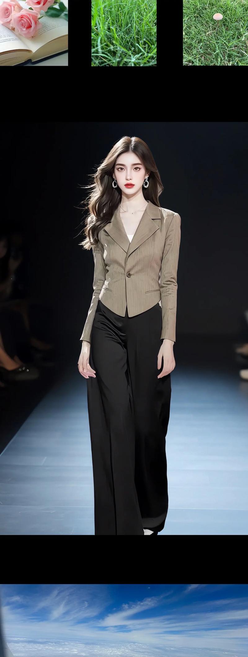 卡其色外套配什么裤子