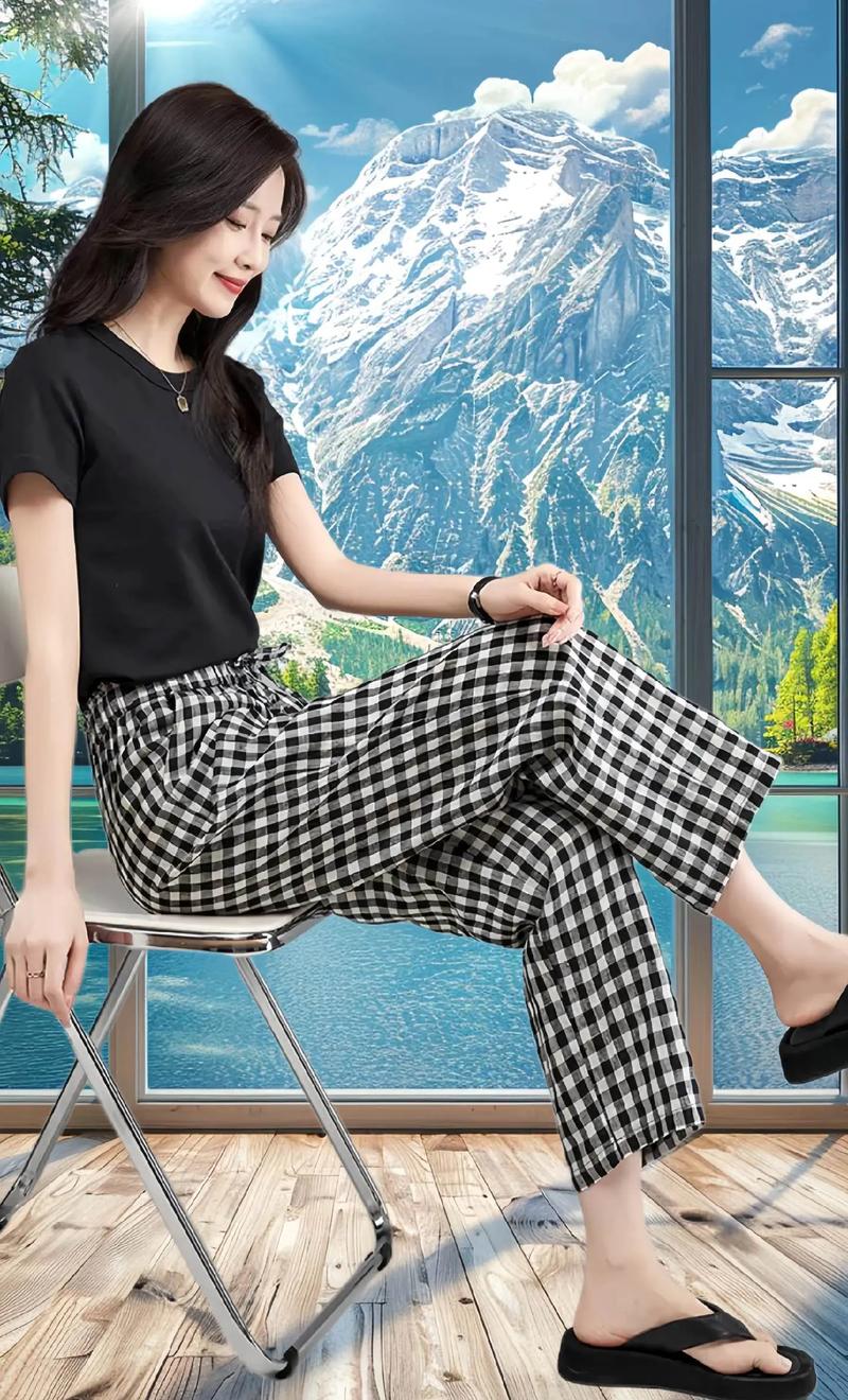 哈伦裤上身怎么搭配