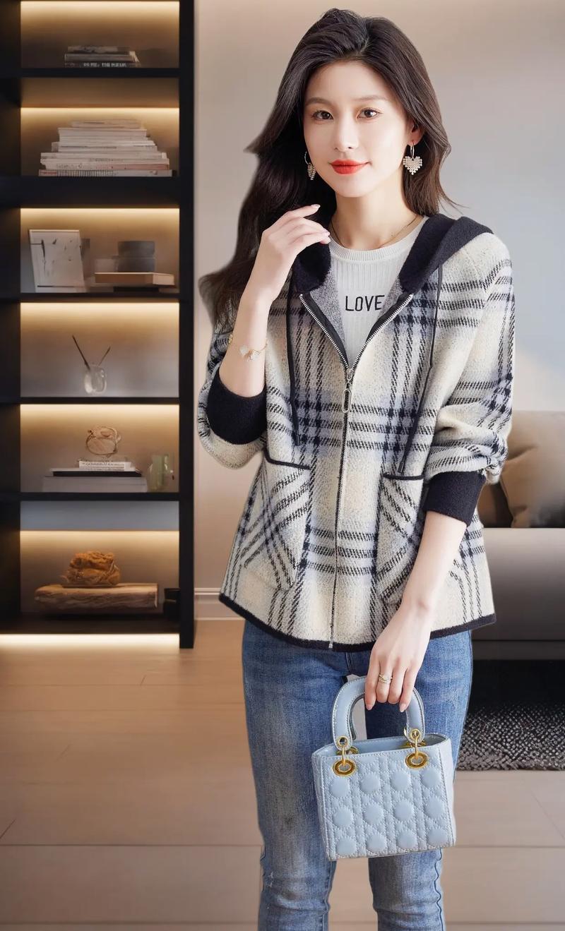 格子帽子怎么搭配外套