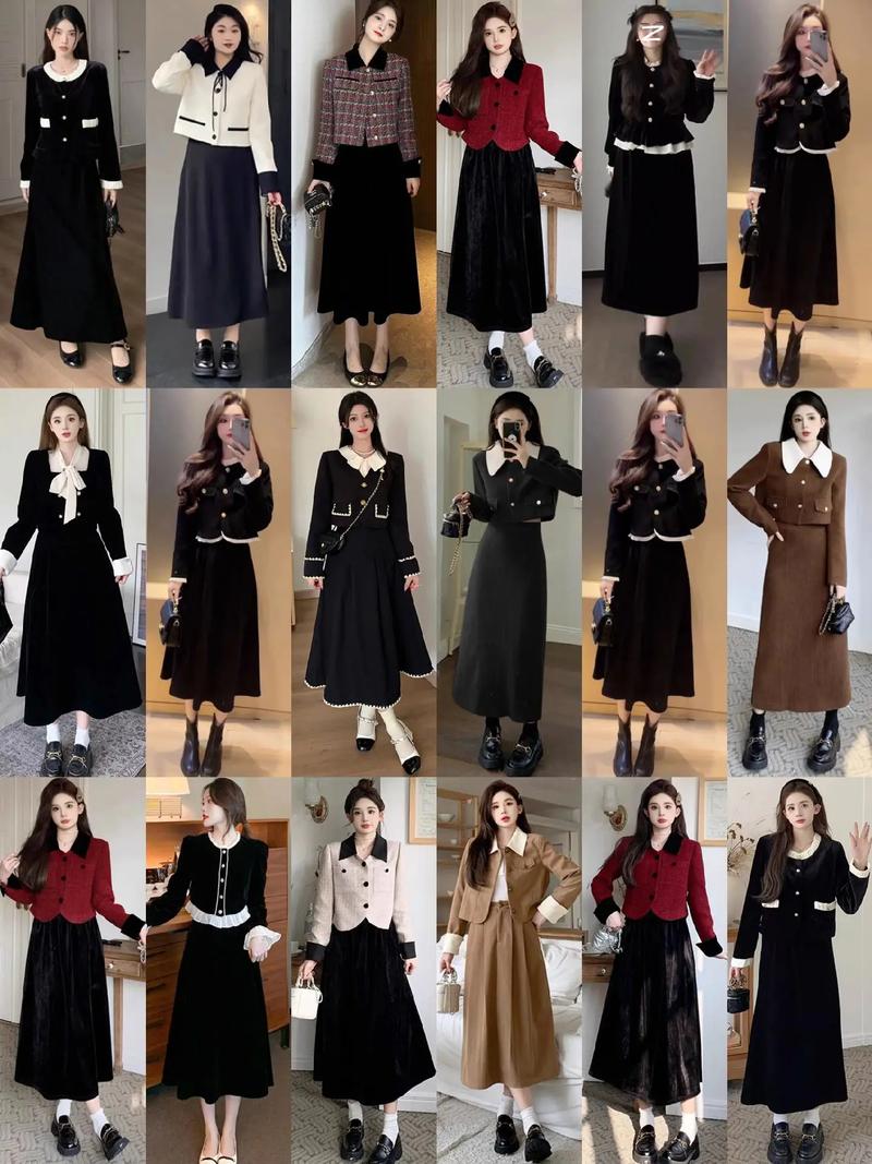 冬天连衣裙子怎么搭配