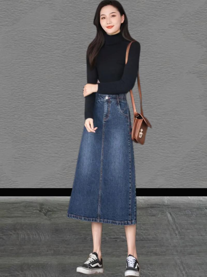 冬天穿牛仔裙怎么搭配