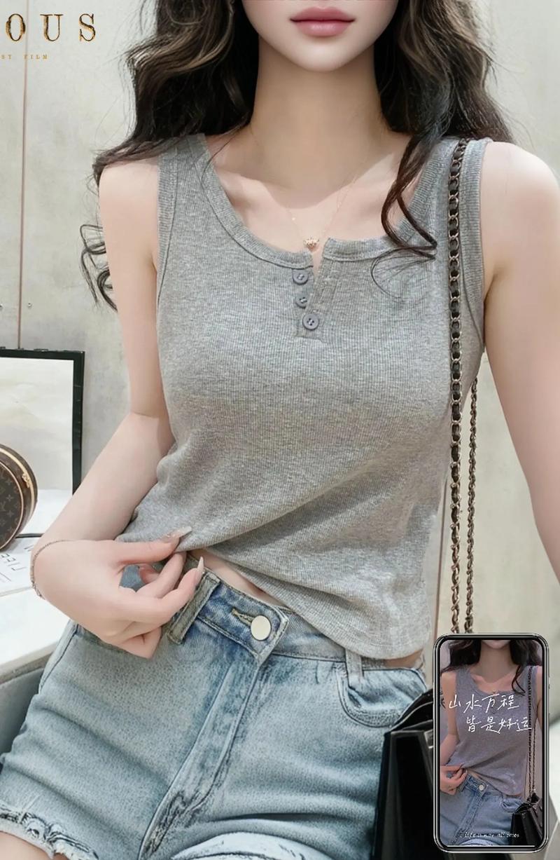 吊带背心外面怎么搭配