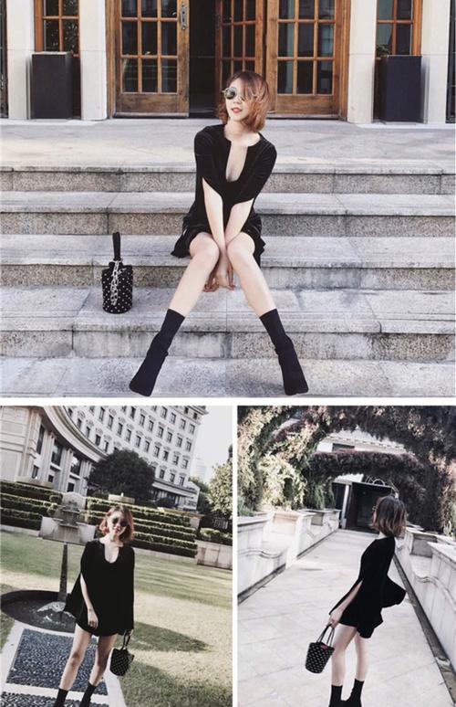 袜式短靴怎么搭配