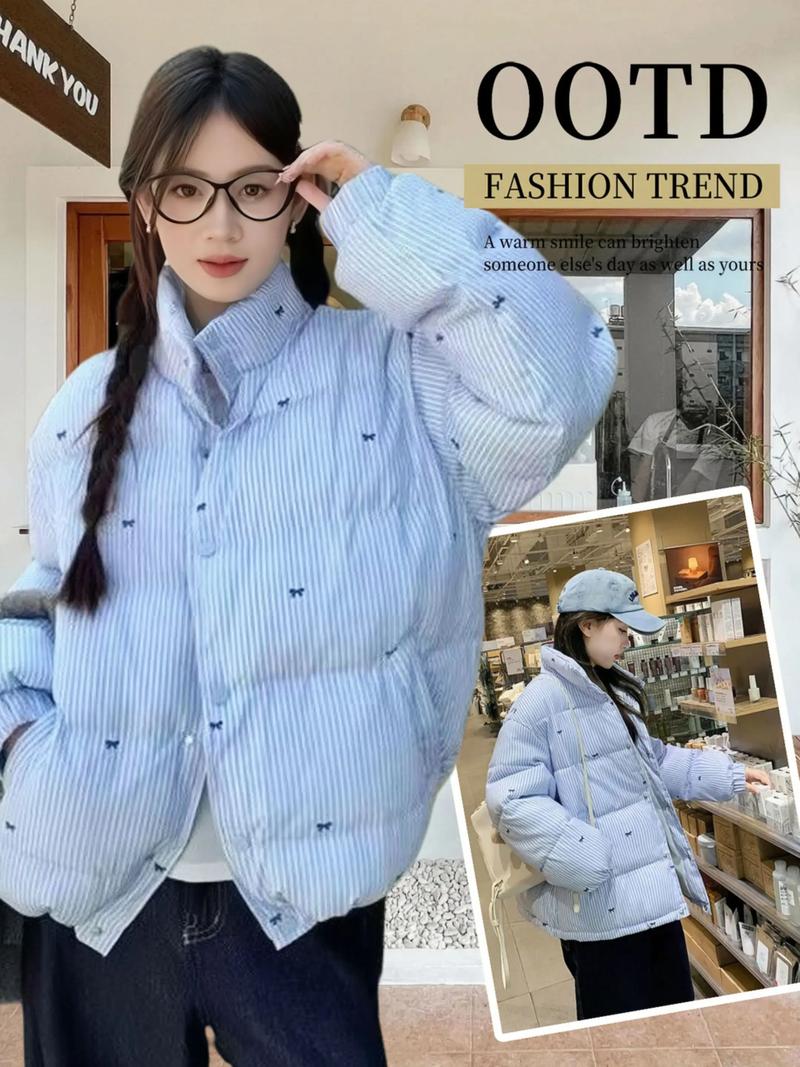 浅蓝色短大衣怎么搭配图片