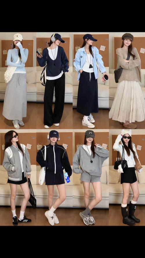 女士秋天短裤怎么搭配衣服好看