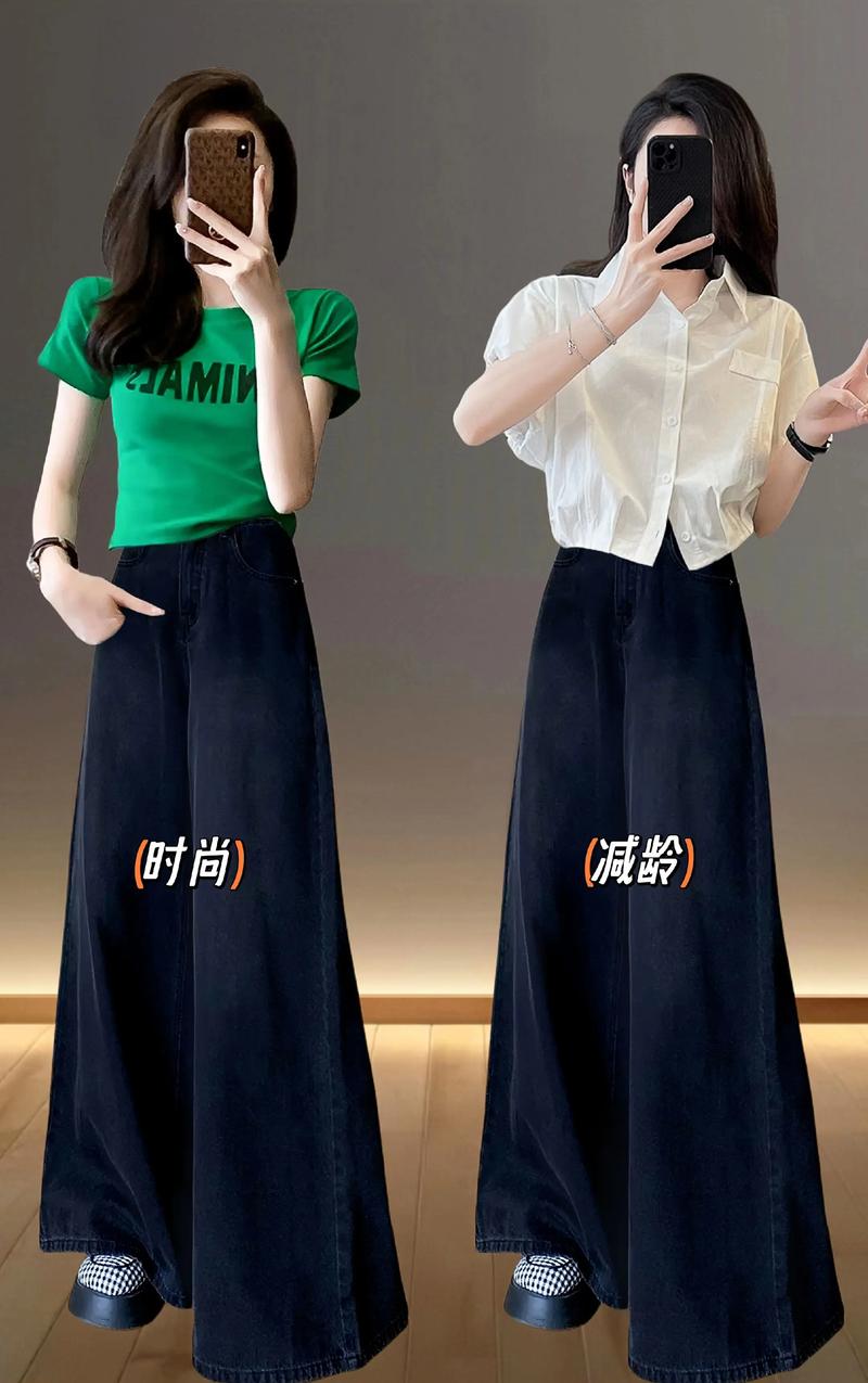 裙裤怎么搭配上衣好看