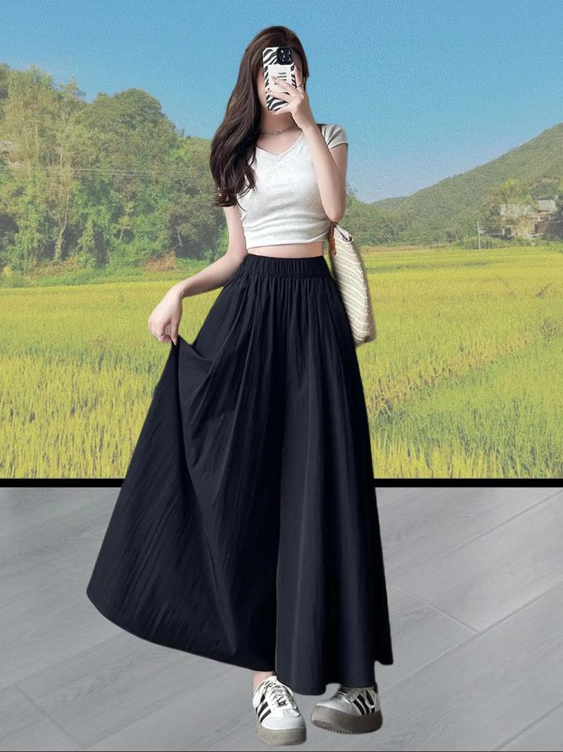 裙裤怎么搭配上衣好看