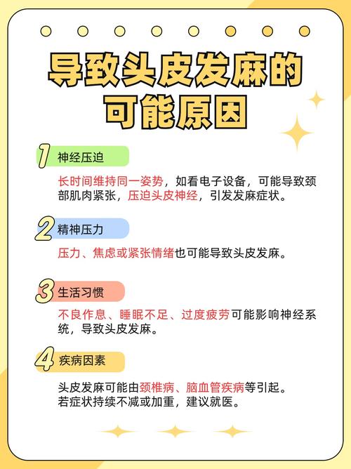 头皮麻是什么原因