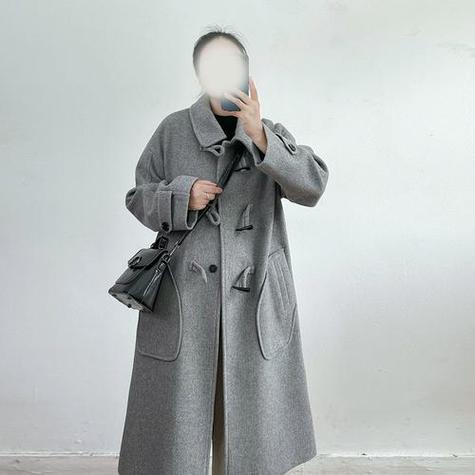 浅灰色长外套怎么搭配好看图片欣赏
