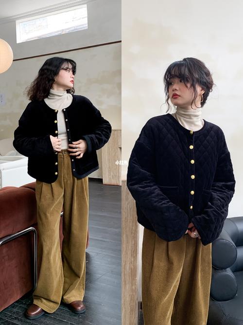 丝绒外套怎么搭配图片