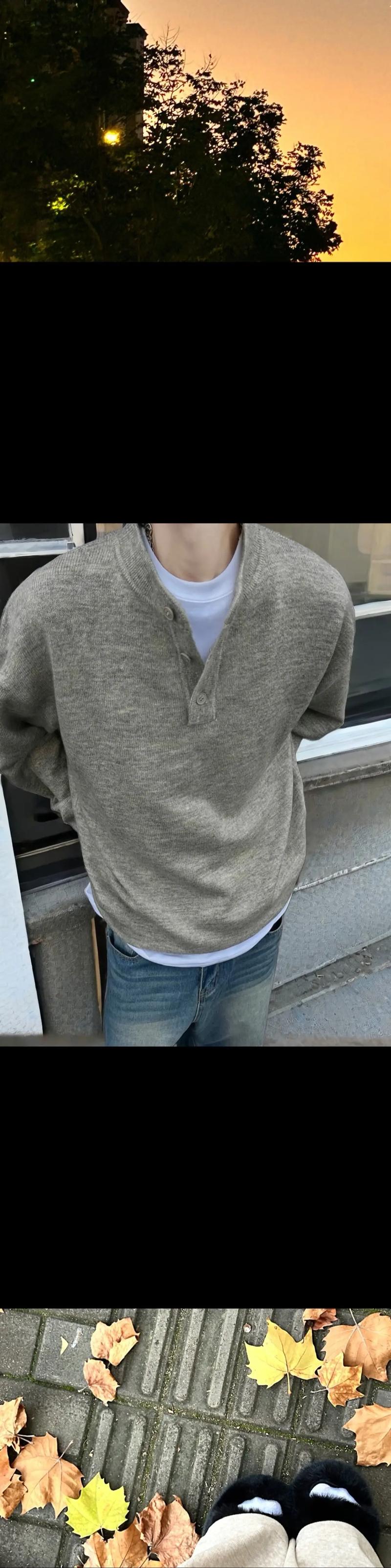 男款宽松毛衣怎么搭配