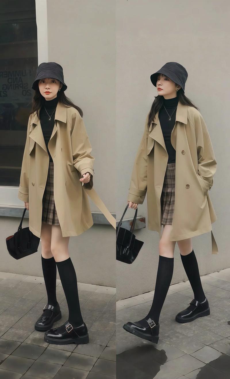 女士风衣长款外套怎么搭配什么裤子好看吗