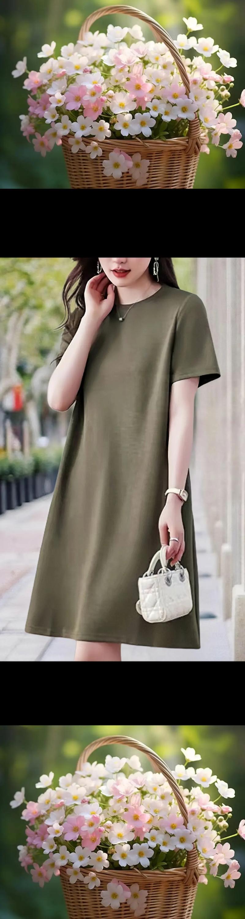 t恤长款连衣裙怎么搭配什么裤子好看吗