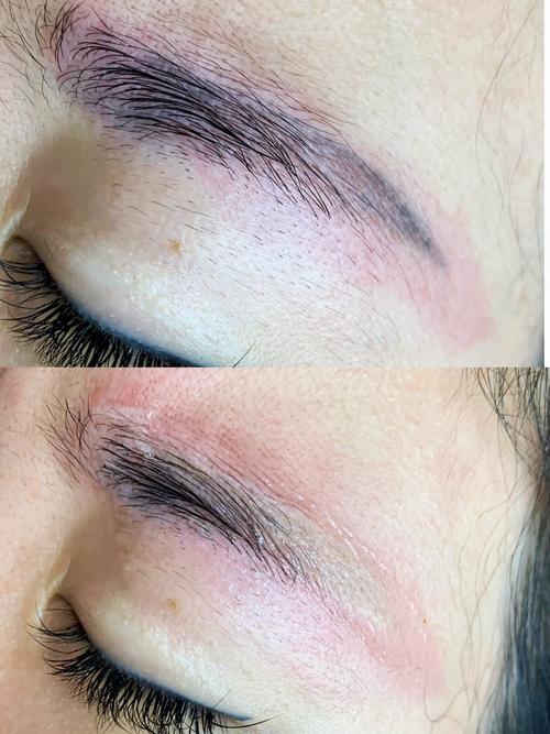 纹眉后马上用洗面奶洗