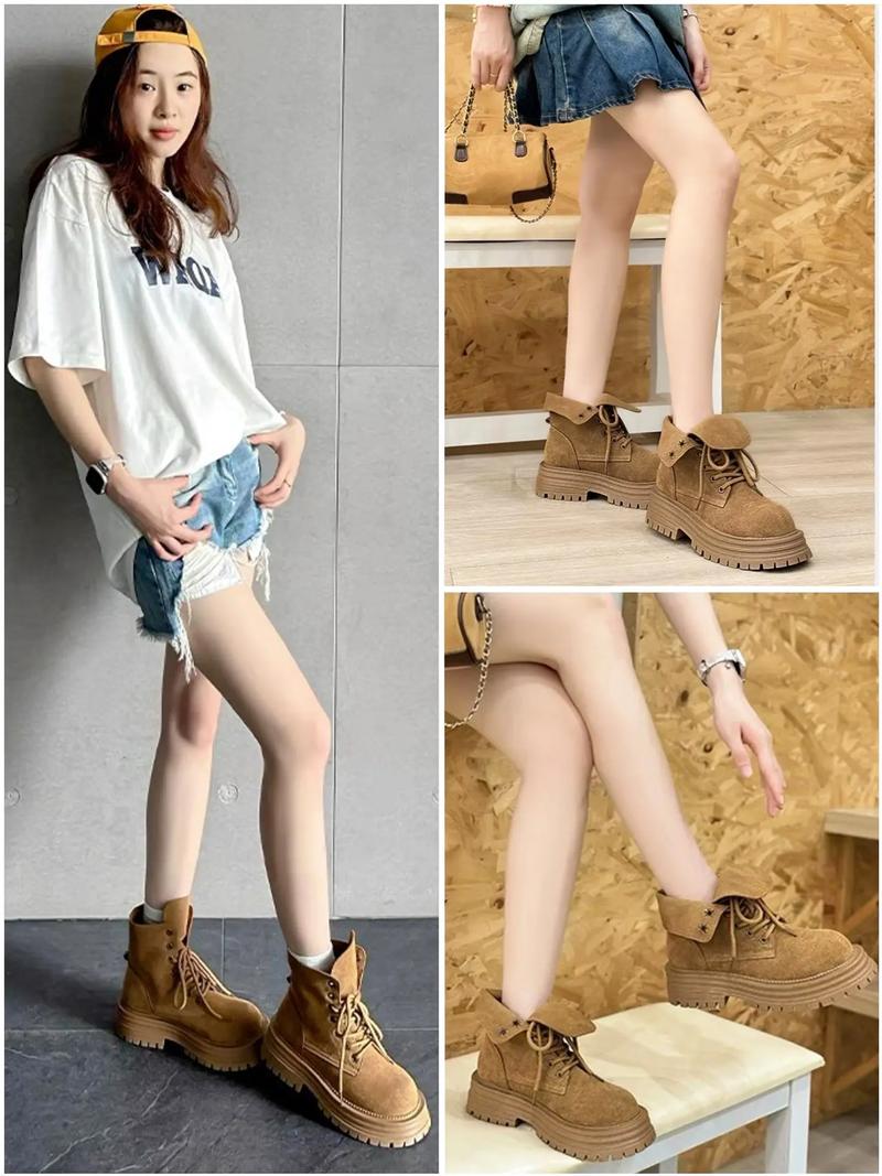 裸色马丁靴怎么搭配显腿长