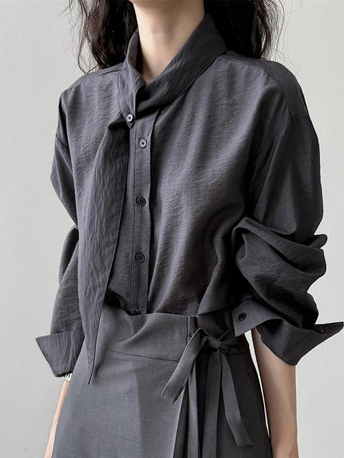 围巾和衬衣怎么搭配