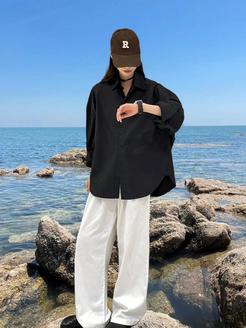 over size 衬衣怎么搭配