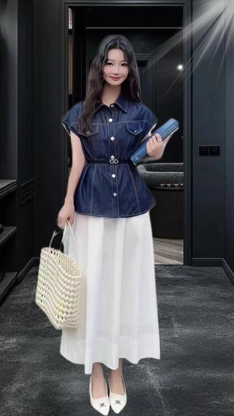 包裙牛仔怎么搭配上衣