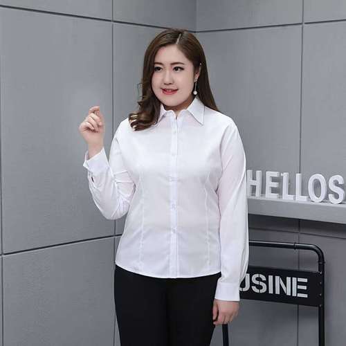 胖人工作服衬衣怎么搭配