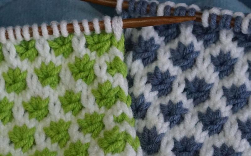 两种毛线颜色怎么搭配