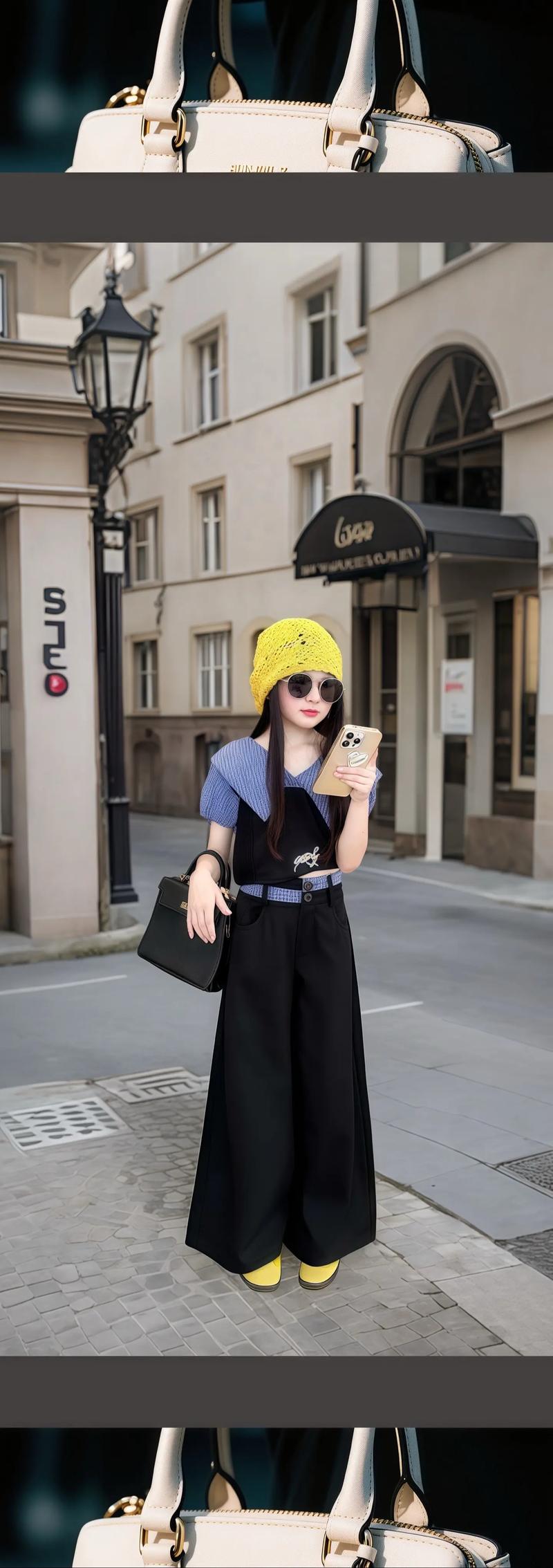 格子短袖怎么搭配夏季