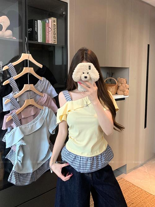 格子短袖怎么搭配夏季