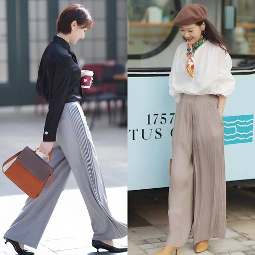 阔腿裤穿什么鞋好看