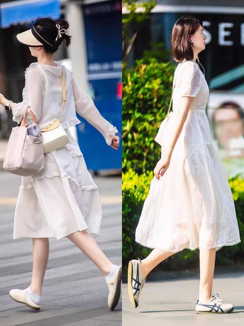 白色真丝裙怎么搭配上衣