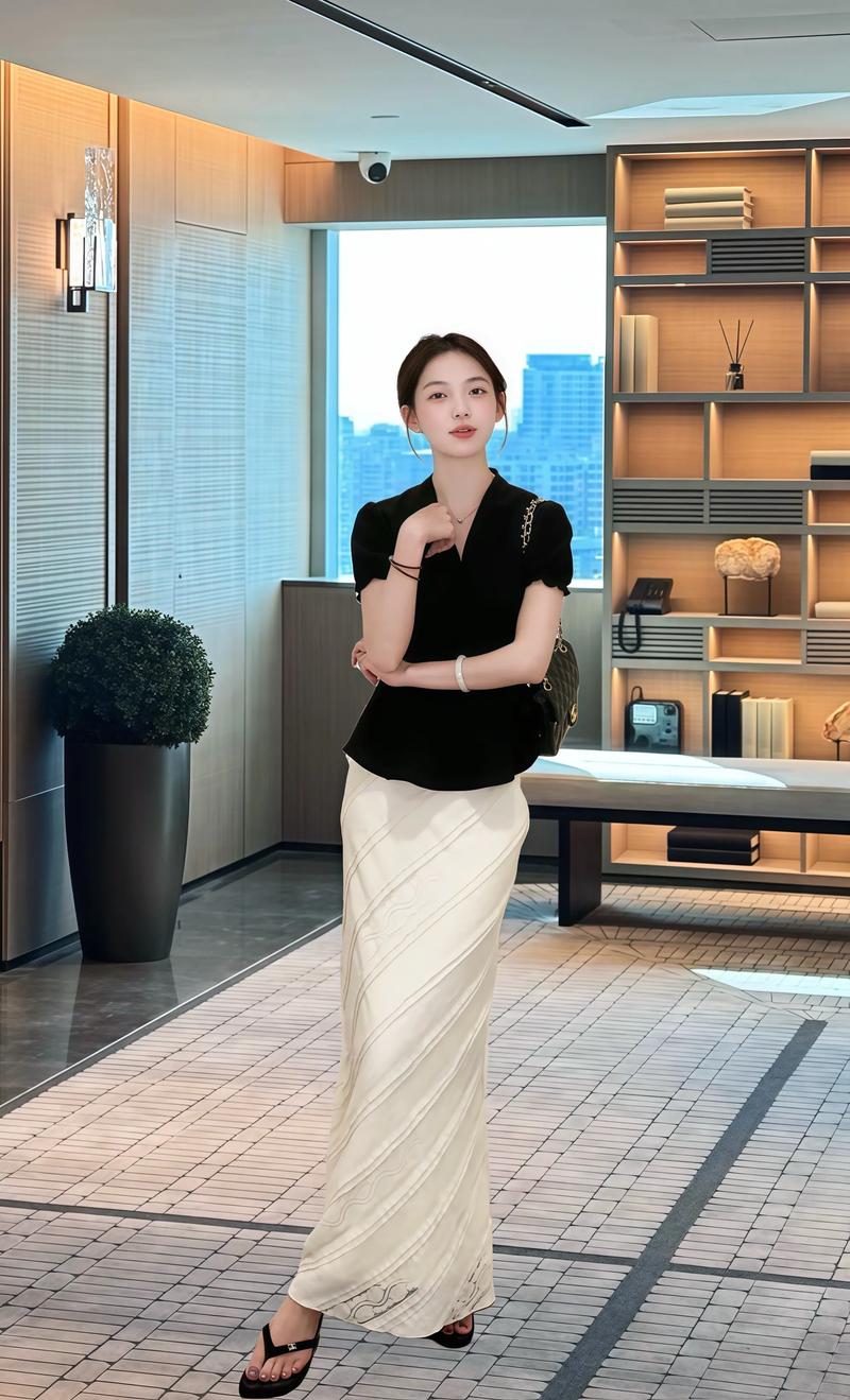 鱼尾短袖怎么搭配什么外套