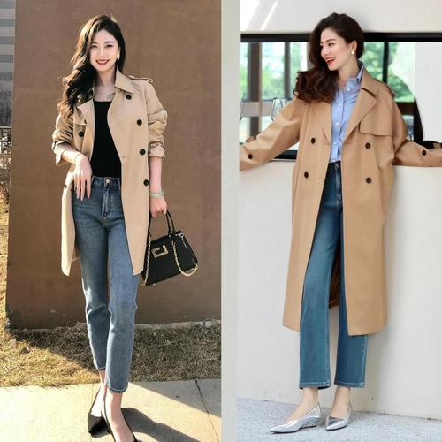 风衣和牛仔外套怎么搭配什么裤子