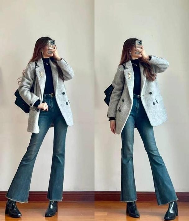 冬季踝靴怎么搭配图片