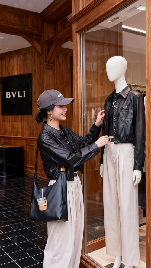 穿短皮衣怎么搭配好看吗