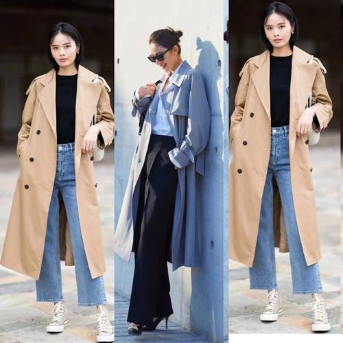 长的风衣怎么搭配衣服好看
