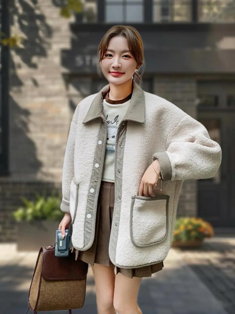 薄羊绒外套怎么搭配图片